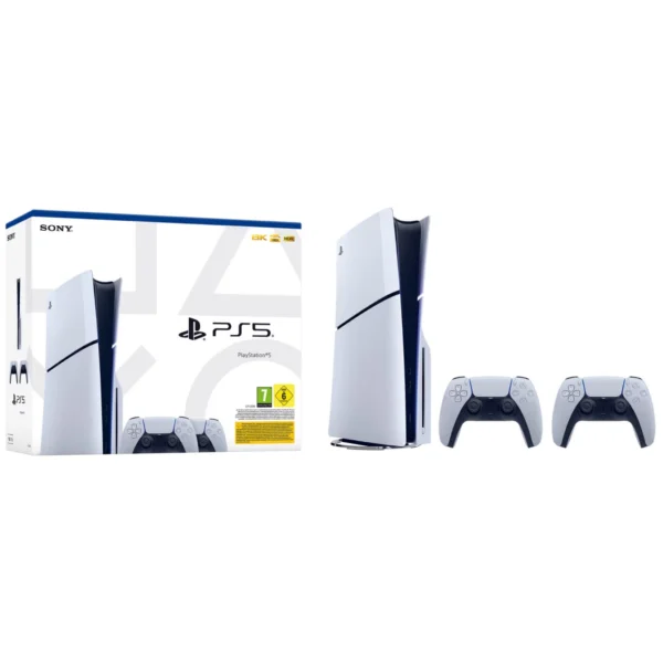 Sony PS5 Slim (CD) + 2 manettes DualSense